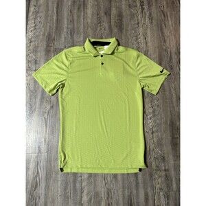 RARE Nike Polo Shirt Men Size Large Green Dri-FIT Golf DH0818-332 CUSTOM ATHLETE